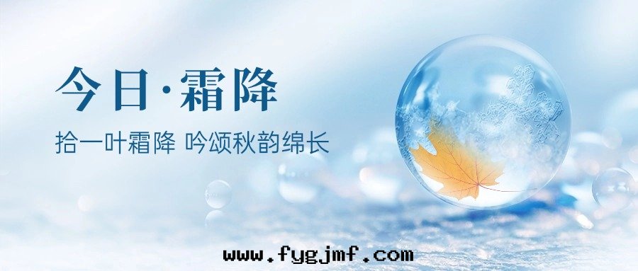 二(èr)十(shí)四(sì)节(jié)气—霜(shuāng)降