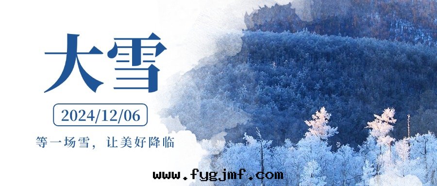 二(èr)十(shí)四(sì)节(jié)气—大(dà)雪(xuě)
