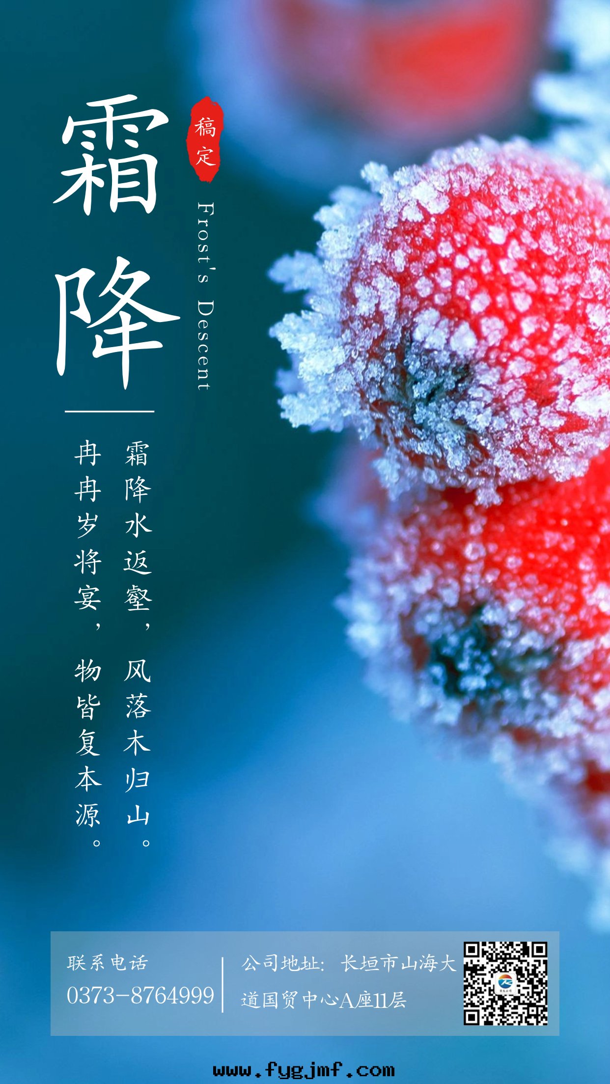 霜(shuāng)降_實(shí)景_手(shǒu)機(jī)海(hǎi)報